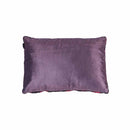 KAAT Amsterdam Boline Aubergine Velvet Oblong Filled Cushion 40cm x 60cm