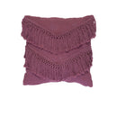 Bedding House Heather Plum (Also known as Red) Luxury Cotton Filled Cushion