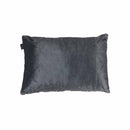 KAAT Amsterdam Julan Anthracite Velvet Oblong Filled Cushion 40cm x 60cm