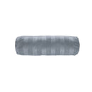 KAAT Amsterdam Softy Stripe Blue Grey Oblong Neckroll Filled Cushion 22cm x 70cm