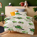 Happy Kids Country Harvest Washed Quilt Cover Set Single