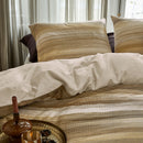 Bedding House Elie Natural Cotton Sateen Quilt Cover Set King