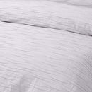 Vintage Design Homewares Malvern White Cotton Quilt Cover Set Single