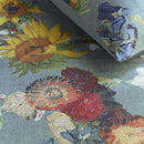 Bedding House Van Gogh Partout des Fleurs Green Cotton Sateen Quilt Cover Set King