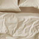 Bedding House Summer Sand Seersucker Cotton Quilt Cover Set King