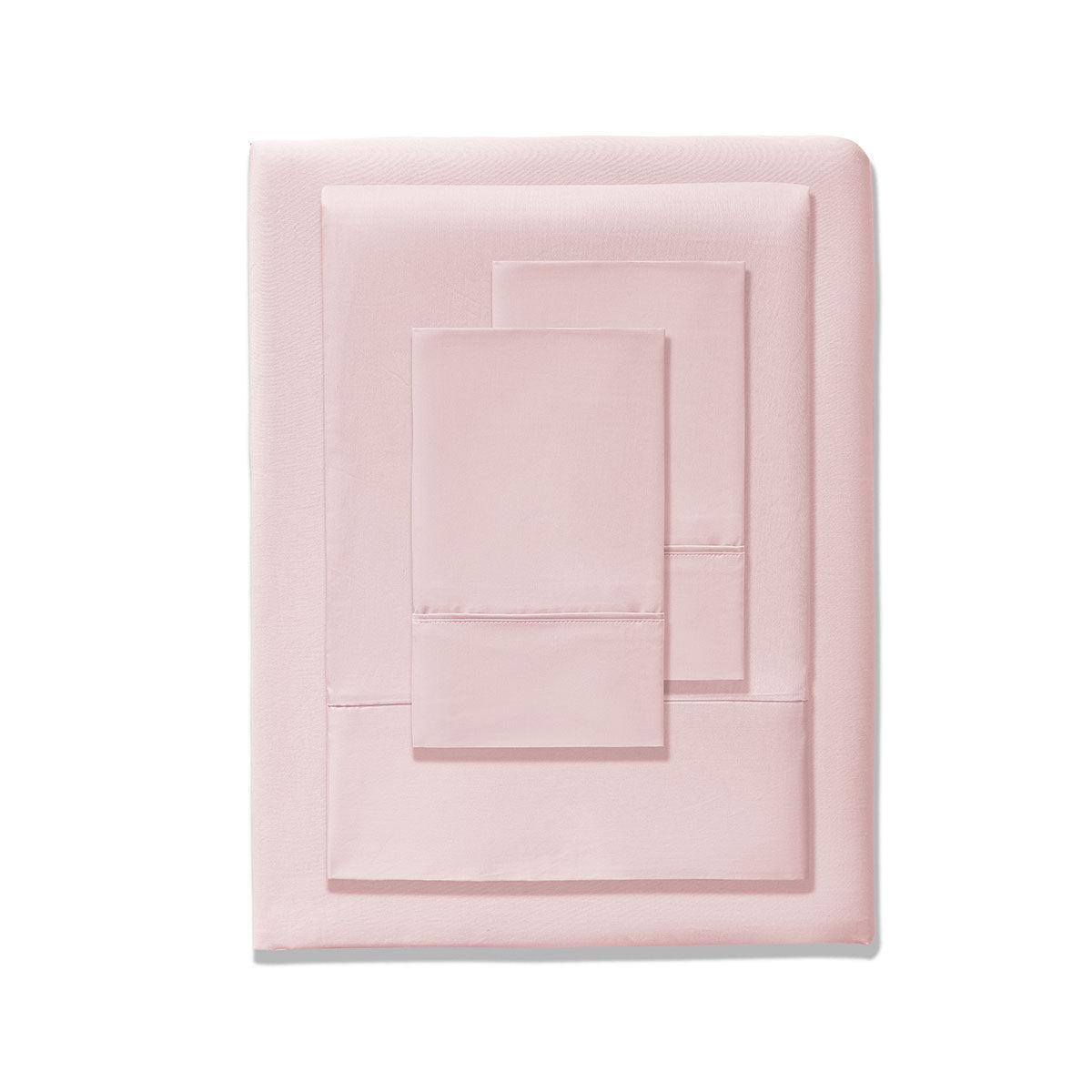 Accessorize 400TC Blush Bamboo Cotton Mega / Super Sheet Set 50cm Wall King