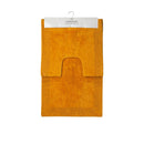 J.Elliot Home 2000GSM 2 Pce Dawson 100% Cotton Bath Mat Set Mustard
