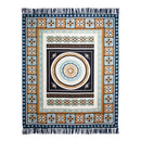 J Elliot Home Kasbah Luxury Fringe Throw 130 x 160cm Blue