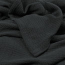 Algodon Sophie Cotton Waffle Blanket Queen 245x240cm Charcoal
