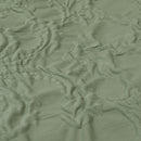 Ardor Adeline Sage Jacquard Damask Quilt Cover Set Queen