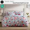 Ardor Amelie Multi Floral Printed Quilt Cover Set Queen