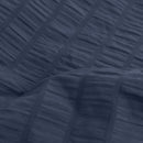 Ardor Byron Navy Seersucker Quilt Cover Set King