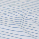 Ardor Frankie Blue Stripe Yarn Dyed Reversible Quilt Cover Set Queen