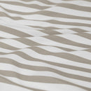 Ardor Frankie Natural Stripe Yarn Dyed Reversible Quilt Cover Set Queen
