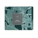 Ardor Indra Teal Palm Leaf Printed Quilt Cover Set Queen