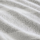Ardor Liam Chenille Textured Grey Quilt Cover Set Double
