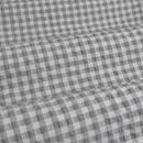 Ardor Rowe Grey Textured Seersucker Quilt Cover Set Queen