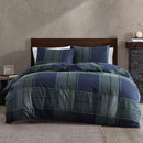 Ardor Sommers Dark Khaki Cotton Flannelette Quilt Cover Set King