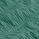 Ardor Tuscan Teal Ruched Quilt Cover Set Queen