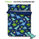 Ramesses Dinosaur Kids Advventure 5 Pcs Comforter Set Double