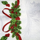 Set of 4 Ornate Christmas Xmas Festival Jacquard Napkins