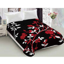Lylac Homewares 800GSM Luxury Reversible Mink Blanket Flore Queen