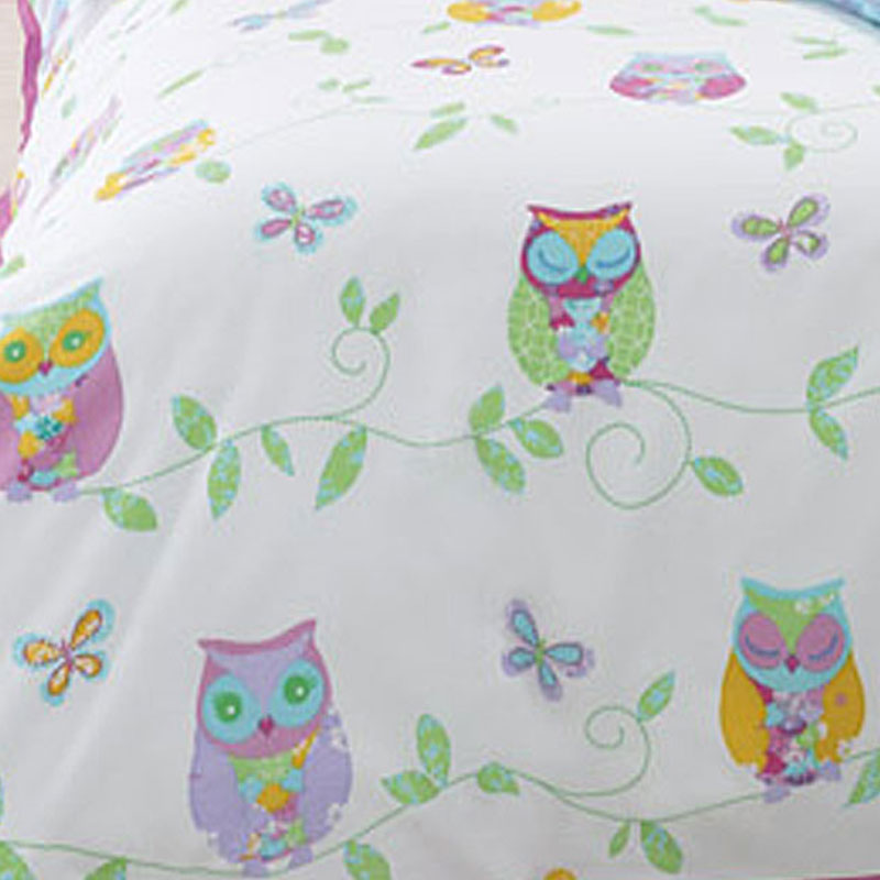 Jiggle & Giggle Owl Song Quilt Cover Set Single