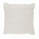 Rapee Pietra Filled Cushion - White 45cm x 45cm
