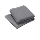 Living @ Home 350gsm 100% Cotton Breathable Waffle Blanket Single 180 x 230 cm Charcoal