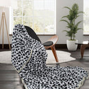 Animal Pattern Soft Flannel Plush Queen Size Blanket 220 x 240cm Dalmatian