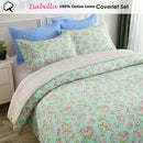 100% Cotton Cover Lightly Quilted Coverlet Set Isabella Multi Queen