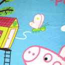 Peppa Pig Tree House Printed Polar Fleece Throw Rug 130 x 160 cm