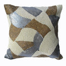 MoonRock Beaded Filled Cushion - Beige