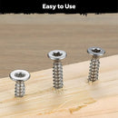 HORUSDY 324PCS Torx Wood Screws Assortment Kit Self Tapping with Storage Box