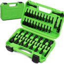 SWANLAKE 39PCS Magnetic Hex Nut Driver Master Kit,1/4" Quick-Change Hex Shank, SAE & Metric Power Nuts Driver Drill Bit Tools Set,Cr-V Steel
