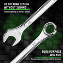 Swanlake 19Pc Stubby Spanner Set Metric 6-24mm Crv 12 Point Open End with Pouch