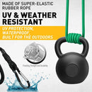 ELEAD 28PCS Bungee Cord Set Carabiner Hooks Assorted Sizes Heavy Duty Tie Down