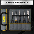 ELEAD 5Pcs 11" Long Reach Needle Nose Pliers Set w/ Magnetic Racks&Roll-Up Pouch