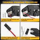 ELEAD 2020Pcs Ratcheting Crimp Tool w/ 2.54mm XH Connector Kit Arduino PCB