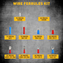ELEAD 321Pcs Electrical Wire Connectors Kit Assorted Terminals Ferrules Set