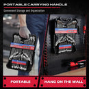 SEDY 32 Pcs SAE Metric Combination Wrench Set Stubby 12 Point CR-V Steel w/Case
