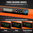 3Pc 1/2" Digital Torque Wrench Set Adjustable 17-340N.m / 25-250ft.lb Motorcycle