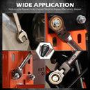 SEDY 24Pc Flexi Head Ratchet Spanner Set Metric & SAE with Magnetic Organizer