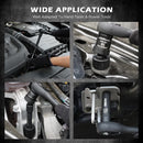 71-Pieces 3/8" Drive Master Impact Socket Set SAE Metric Universal Joint Adapter