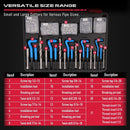 SEDY 320Pcs Helicoil Thread Repair Kit SAE Metric HSS Drill Bits Thread Restorer