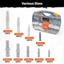 332-Pieces Self-Drywall Dilling Anchors Screws Wall Screws Drilling Required