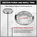 18PCS Radiator Pressure Tester Coolant Purge Refill Vacuum Cooling System Kit