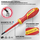 SEDY 18Pcs 1000V Insulated Electrician Tool Set Magnetic Screwdriver Pliers Kit