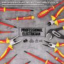 SEDY 18Pcs 1000V Insulated Electrician Tool Set Magnetic Screwdriver Pliers Kit