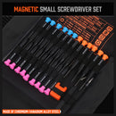 24-Piece Magnetic Precision Screwdriver Set - Small Screwdrivers for Eyeglasses, Phones, Watches Electronics Repair